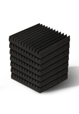 Alpha Acoustic Foam 40pcs 30x30x5cm Sound Absorption Proofing Panel Studio Wedge