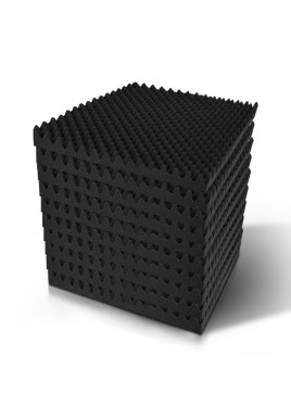 Alpha Acoustic Foam 20pcs 50x50x5cm Sound Absorption Proofing Panels Eggshell