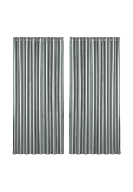 Artiss 2X Blockout Curtains Eyelet 300x230cm Grey Shine
