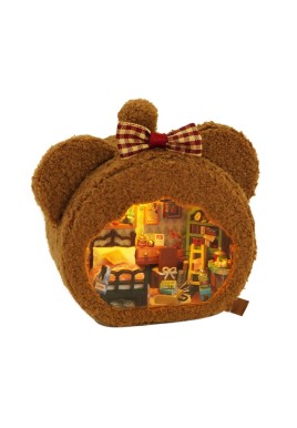 DIY Cottage Handmade Bear House Model