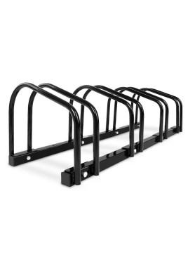 Weisshorn 4 Bike Stand Rack Bicycle Storage Floor Parking Holder Cycling Black