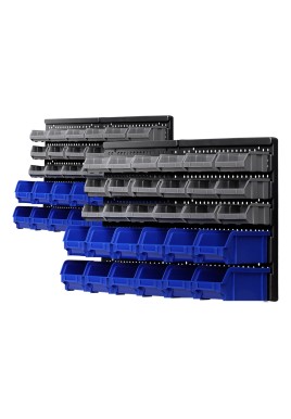 Giantz 60 Storage Bin Rack Wall Mounted