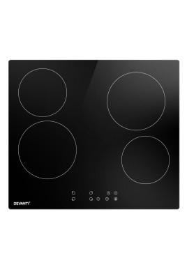 Devanti Electric Ceramic Cooktop 60cm Touch Control