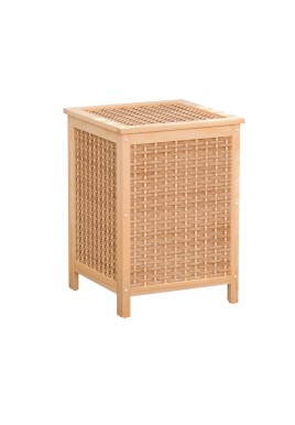 Artiss Laundry Hamper Bathroom Storage Cabinet Wooden Organiser Bag Clothes