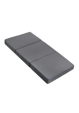 Giselle Bedding Foldable Mattress Folding Foam Bed Single Grey