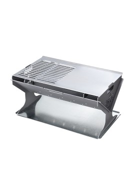 Grillz Fire Pit BBQ Grill Steel