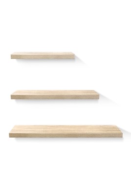 Artiss Floating Wall Shelf Set of 3 Oak