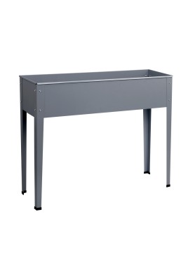 Green Fingers Garden Bed Elevated 100X80X30cm Planter Box Container Galvanised