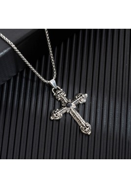 Vintage cross - Goth Punk Crucifix Necklace 