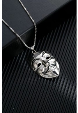 Face mask - Goth Punk Crucifix Necklace 