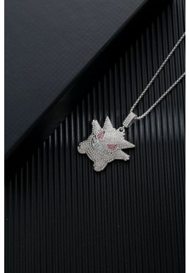 Cartoon elves - Goth Punk Crucifix Necklace 