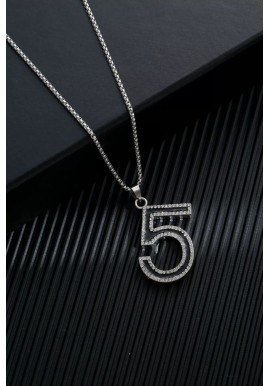 Black No. 5 - Goth Punk Crucifix Necklace 