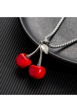 Cherry - Goth Punk Crucifix Necklace 
