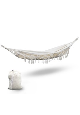 Gardeon Hammock Bed Rope Tassel Outdoor Hammocks Chair Camping