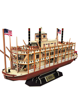 Mississippi Steamboat 3D Puzzle Building Kits