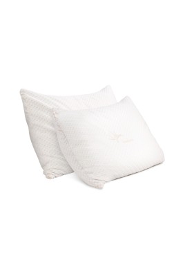 Giselle Bedding Memory Foam Pillow Bamboo Cover Twin Pack