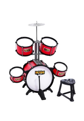 Keezi Kids 7 Drum Set Junior Drums Kit Musical Play Toys Childrens Mini Big Band
