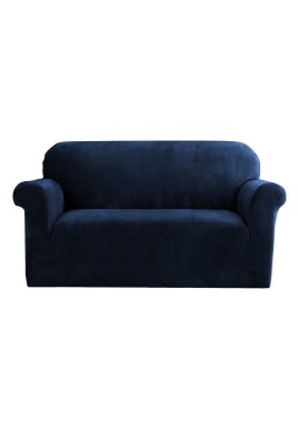 Artiss Sofa Cover Couch Covers 2 Seater Velvet Sapphire