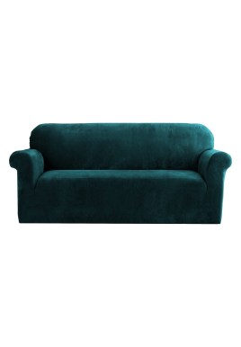 Artiss Sofa Cover Couch Covers 3 Seater Velvet Agate Green