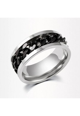 Stainless Steel Chain Spinner Ring