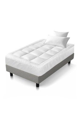 Giselle Bedding Mattress Topper Pillowtop Bamboo Single