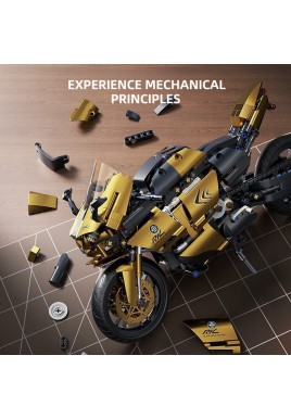 Mechanical Motorcycle Building Blocks
