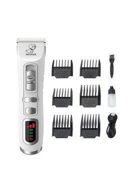 Dog Clipper - Professional 3 Modes Dog And Cat Clipper For Long And Thick Hair, Cordless Rechargeable Electric Clipper