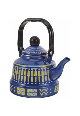 Enamel Water Kettle 1.1L Enamel Teapots Vintage Stovetop Kettles Large Capacity Coffee Pots Boiling Kettle For Home