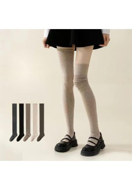 Overknee Socks Women - Knee Socks - Long Socks - Thigh High Socks - Leg Warmers - Winter Socks - Stockings - High Socks - Cotton Socks - Warm Socks - Long Knee Socks - Legwear - Women's Socks - House Socks - Multicolor - 5 Pairs