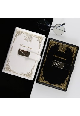 Diary - Journal - diary with lock - password book - Notebook - notebook A5 - diary for adults - books - Retro - Creative - Christmas gifts - Christmas gifts for adults - gift for women - gift for men - 1 piece