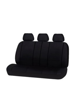 Universal Platinum Rear Seat Covers Size 06/08S | Black