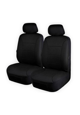 Universal Platinum Front Seat Covers Size 30/35 | Black