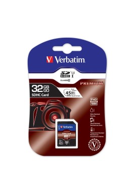 VERBATIM SDHC 32GB (Class 10) Up to 45MB/Sec 300X read speed