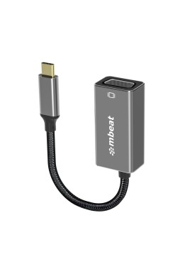 MBEAT Elite USB-C to VGA Adapter - Coverts USB-C to VGA Female Port, Supports up to1920×1080@60Hz - Space Grey