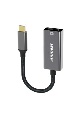 MBEAT Tough Link 1.8m Display Port Cable v1.4 - Connects Computer, Laptop to HDTV, Monitor, Gaming Console, Supports 8K@60Hz (7680×4320) - Space Grey