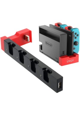 4 in1 Charger Station Stand for Nintendo Switch Joy-con with LED Indication