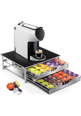 CARLA HOME K-Cup Coffee Pod Drawer for 72 Coffee Pods Storage for Home Kitchen Counter Organizer