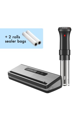 Sous Vide Starter Kit with Vacuum Sealer & Bags