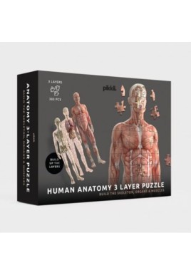 Human Anatomy 3 Layer Puzzle