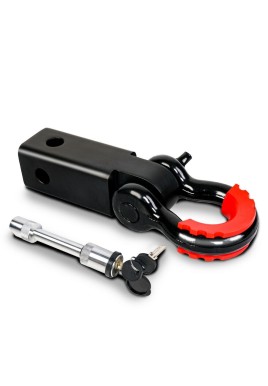 X-BULL Hitch Receiver 5T Recovery Receiver with Bow Shackle Tow Bar Off Road 4WD
