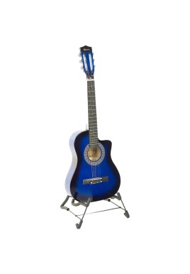 Karrera 38in Pro Cutaway Acoustic Guitar with Bag Strings - Blue Burst