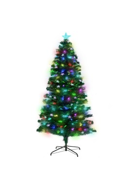 Christabelle 1.2m Enchanted Pre Lit Fibre Optic Christmas Tree Stars Xmas Decor