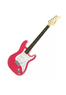 Karrera 39in Electric Guitar  - Pink