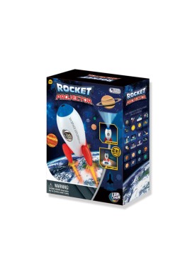 Rocket Projector Night Light Kids STEM Toy - Outer Space Planet