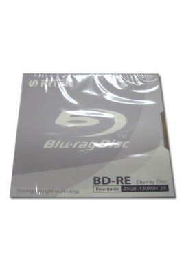 Ritek Blu-Ray BD-RE Rewritable 25GB 2X 130Min Jewel Case