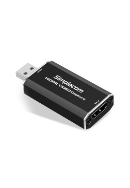 Simplecom DA315 HDMI to USB 2.0 Video Capture Card Full HD 1080p for Live Streaming Recording 