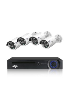 Hiseeu H5NVR-P4-612P 4CH 2MP/1080P PoE CCTV System (2TB HDD)