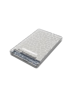 Simplecom SE101 Compact Tool-Free 2.5'' SATA to USB 3.0 HDD/SSD Enclosure Transparent Clear