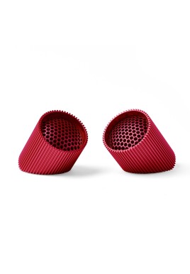 Lexon Ray Set Of Magnetic Bluetooth Speakers - Red