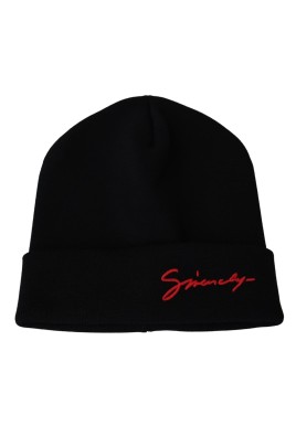 New Givenchy Logo Wool Beanie Hat One Size Men